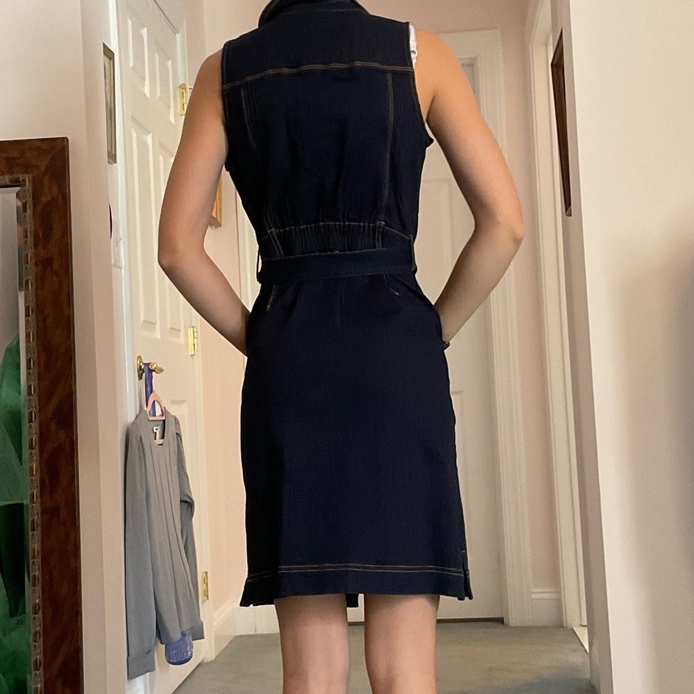 Tommy Hilfiger Navy Sleeveless Mini Dress